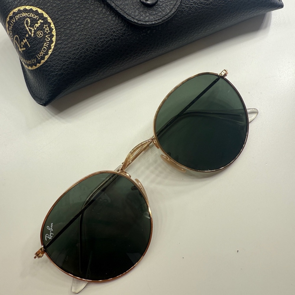 Ray-Ban icons 50mm round metal sunglasses